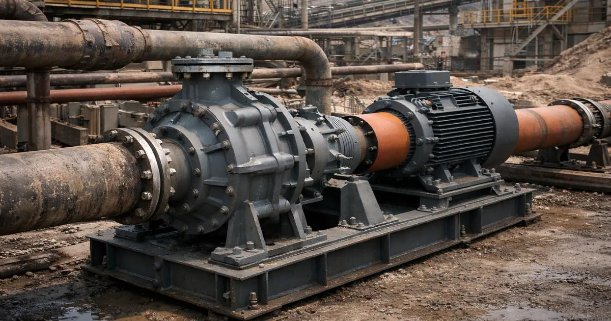 Mining slurry flange application — pump manifold and tailings line
