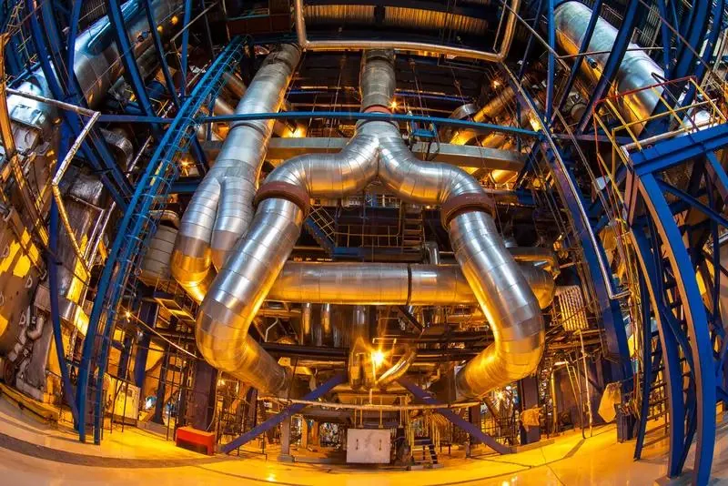 Power plant flange application — boiler and steam piping